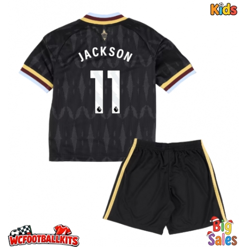 Aston Villa Nicolas Jackson #11 Replica Away Stadium Kit for Kids 2026-27 Short Sleeve (+ pants)